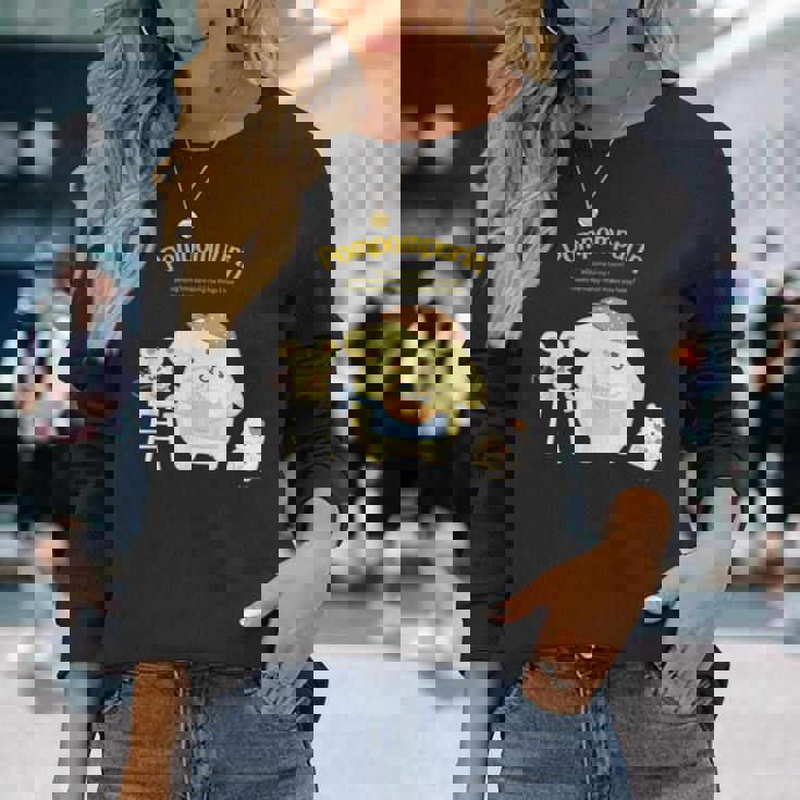 ポムポムプリン ハピネスマイルーム 長袖Tシャツ 彼女への贈り物