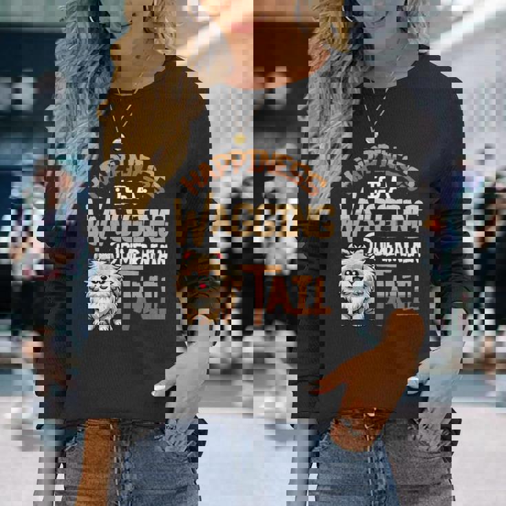 ポメラニアン犬種ポメラニアン 長袖tシャツ 長袖Tシャツ 彼女への贈り物