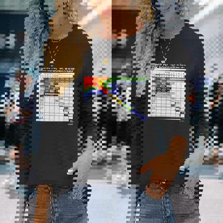 ポーカーハンドレンジ 長袖Tシャツ 彼女への贈り物