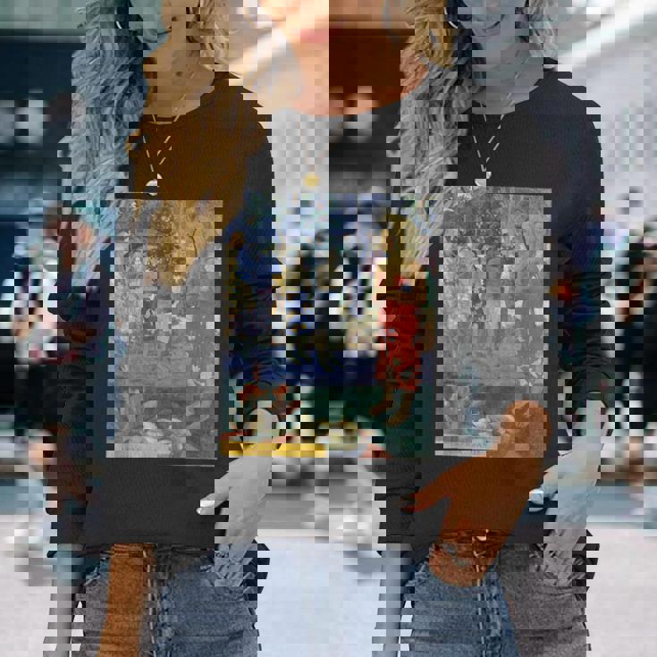 ポール・ゴーギャン ヘイル・メアリー 2 長袖Tシャツ 彼女への贈り物