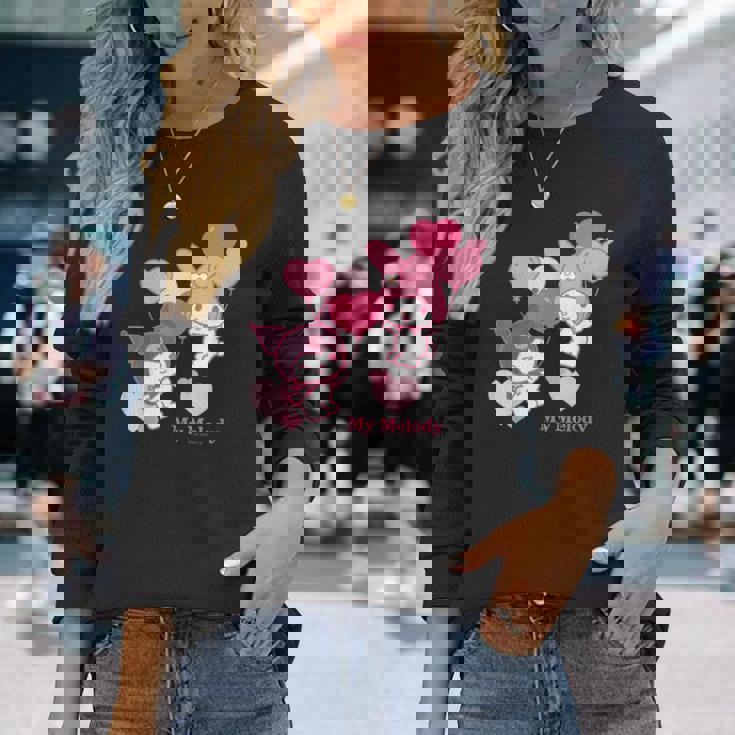 マイメロディ Usデザイン ハート 長袖Tシャツ 彼女への贈り物