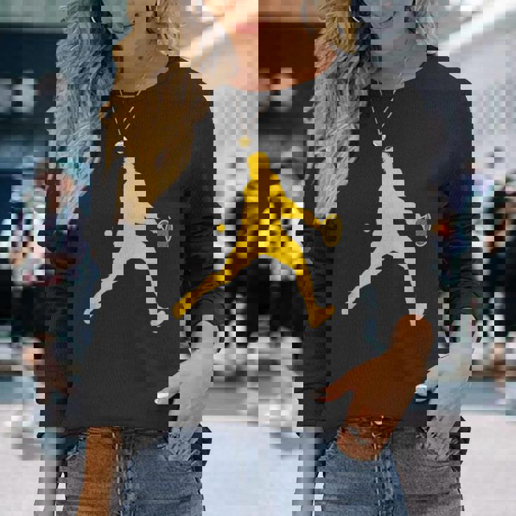 マエストロ・デ・テニス・イン・アクション 長袖Tシャツ 彼女への贈り物