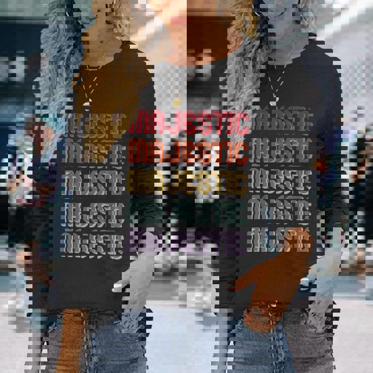 マジェスティック 長袖Tシャツ 彼女への贈り物