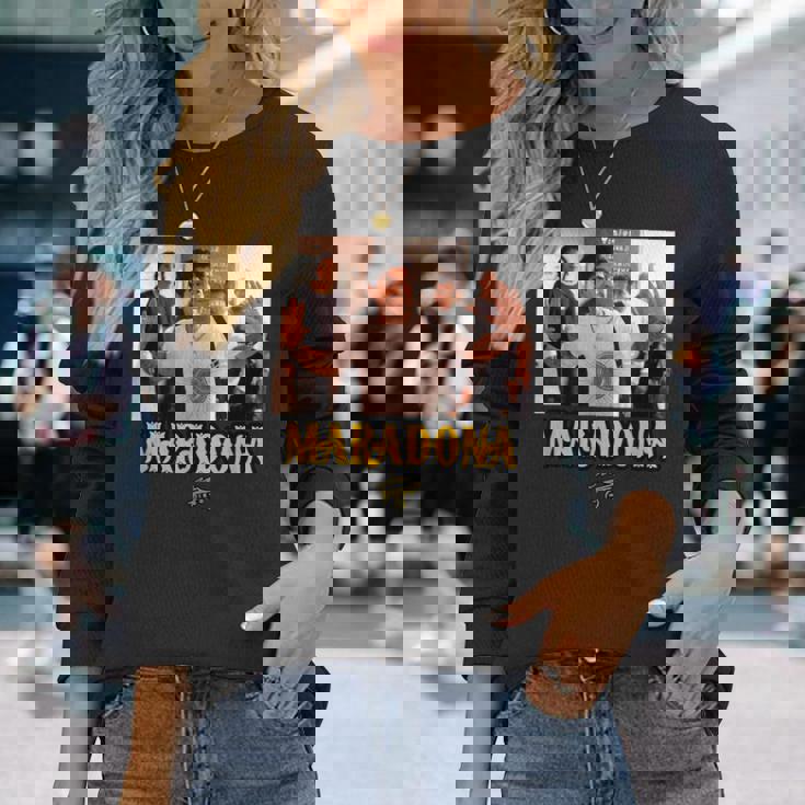 マラドーナカジュアル 長袖Tシャツ 彼女への贈り物