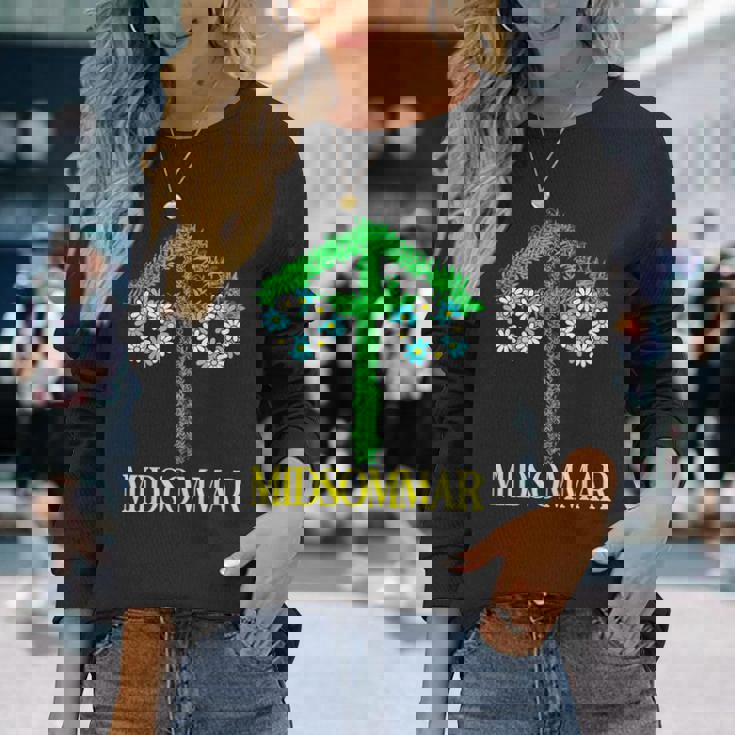 ミッドサマー メイポール ミッドソマー フェスティバル 夏 ソルスティス 長袖Tシャツ 彼女への贈り物