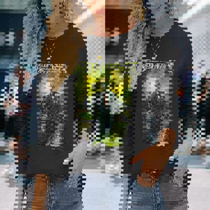 メガデス 毒性ヴィック 長袖Tシャツ 彼女への贈り物