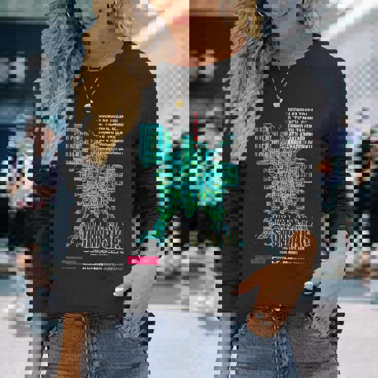 メタルギアボックス アートジャパン レトロ ゲーマー クラシック 8ビット ステルス 長袖Tシャツ 彼女への贈り物