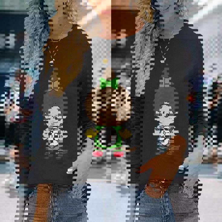 モンチッチグラフィック 長袖Tシャツ 彼女への贈り物