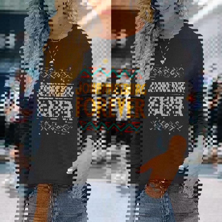 ヨハネスブルグ フォーエバー ギフト&ギフト 長袖Tシャツ 彼女への贈り物