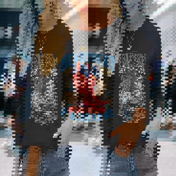 ラインダンス Heartbeat On The Dancefloor 長袖Tシャツ 彼女への贈り物