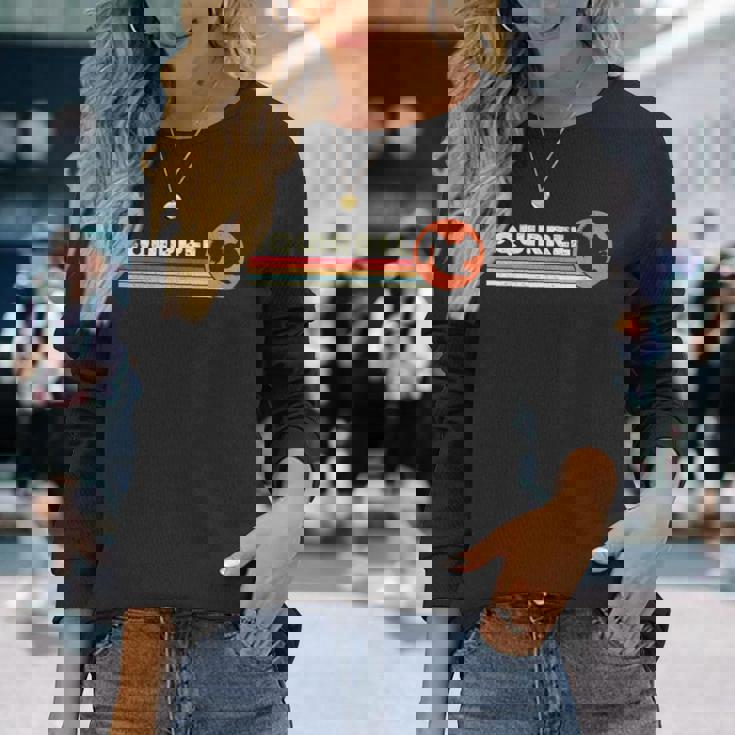 リス ヴィンテージ キッズ メンズ レディース レトロ シマリス 長袖Tシャツ 彼女への贈り物