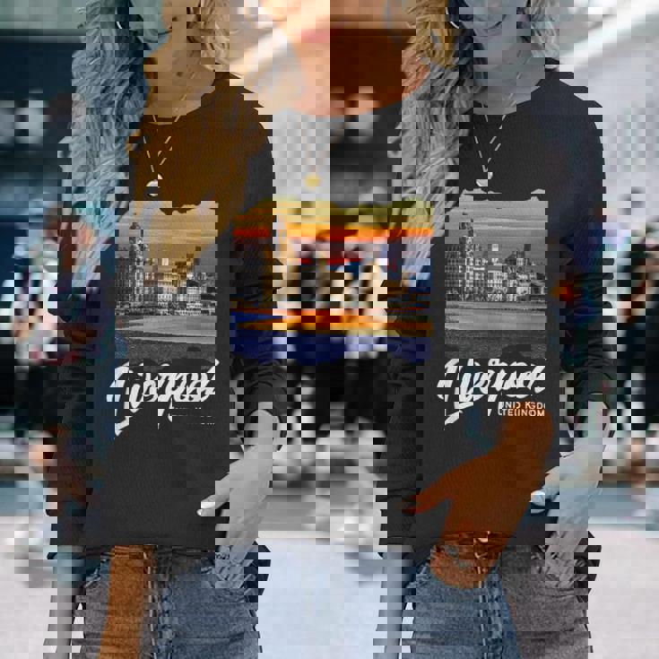 リバプール イングランド お土産 リバプール 長袖Tシャツ 彼女への贈り物