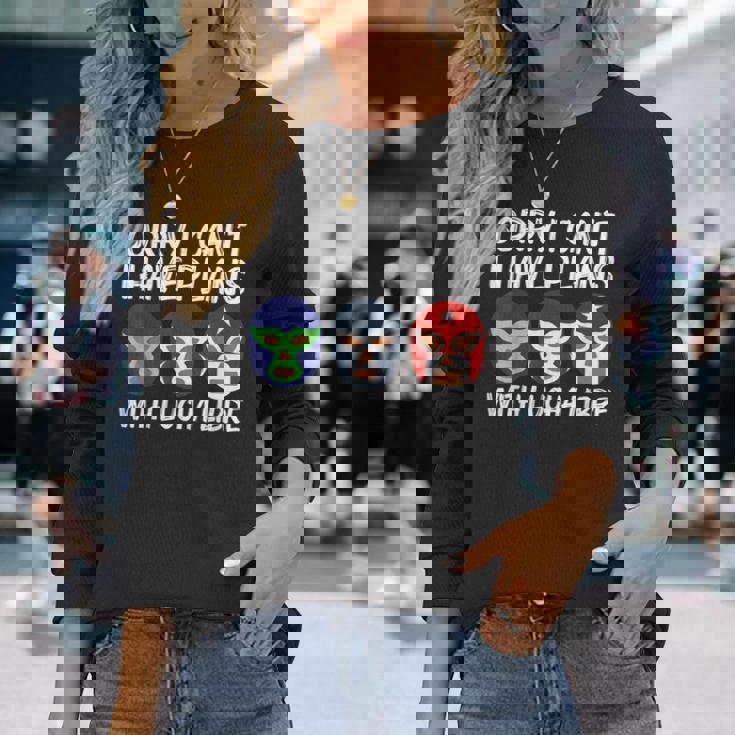 ルチャリブレ メンズ レディース ルチャール メキシカンレスラー 長袖Tシャツ 彼女への贈り物