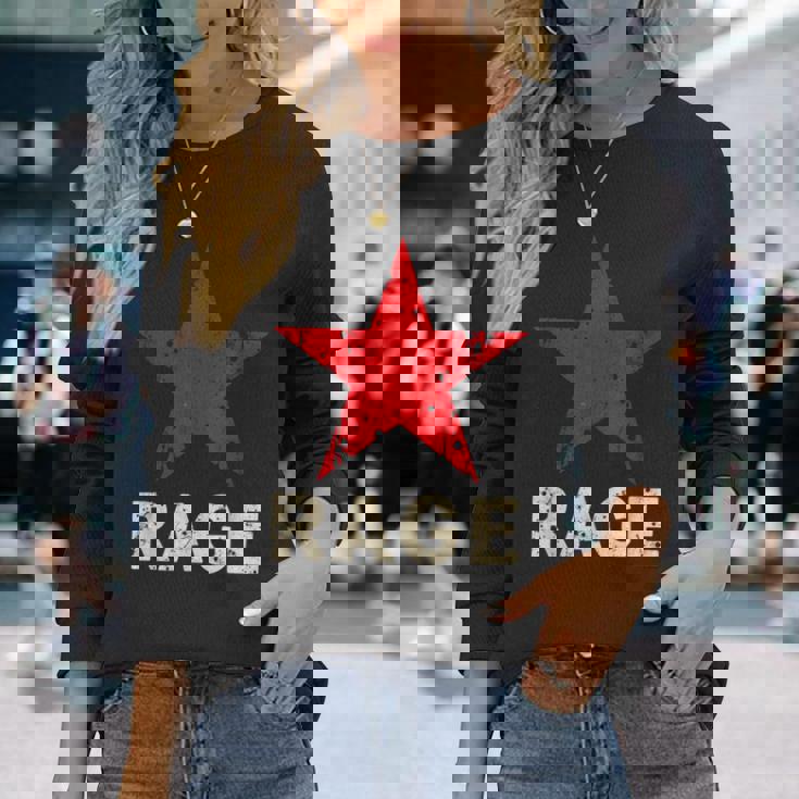 レイジ・アゲインスト・ザ・ミュージック ヴィンテージマシンスタイル 長袖Tシャツ 彼女への贈り物