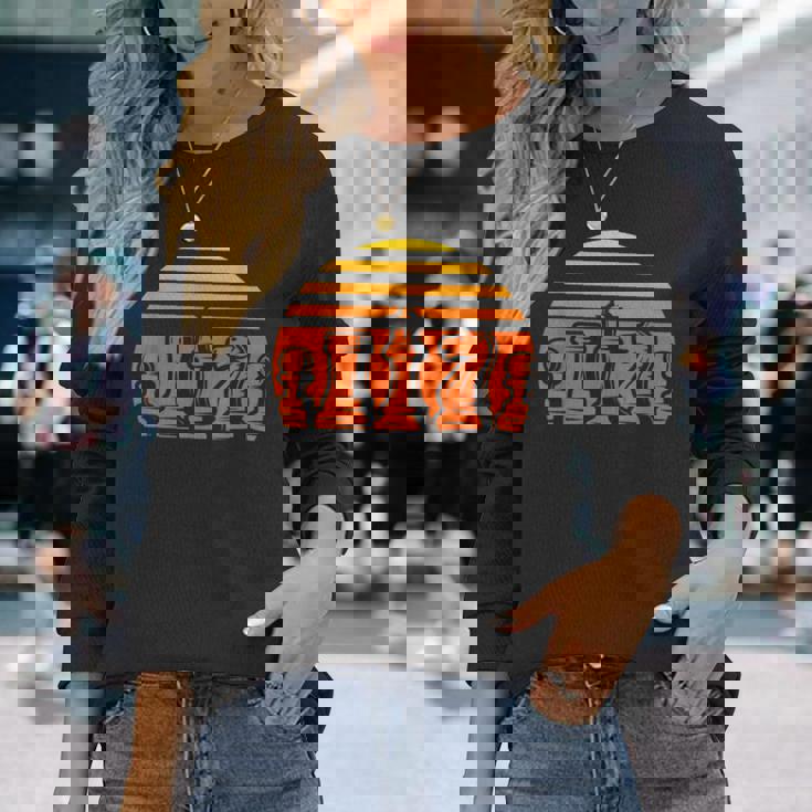 レトロなチェス駒 ヴィンテージ チェックメイト グランドマスター プレーヤー 長袖Tシャツ 彼女への贈り物