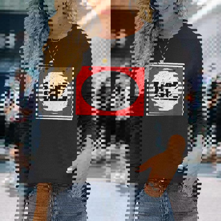 レトロ昭和タバコ 日本のひらがな シガレットショップサイン 長袖Tシャツ 彼女への贈り物