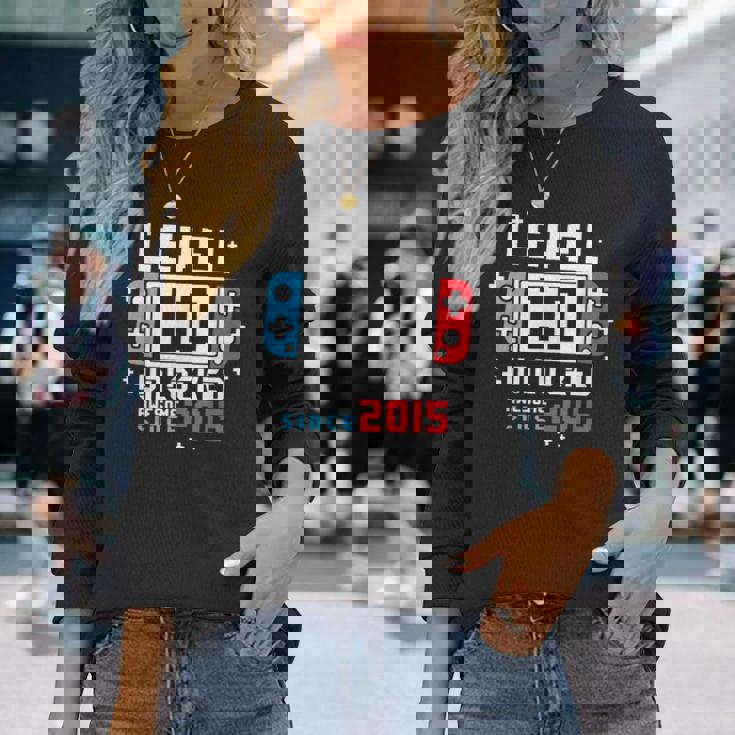 レベル 10 アンロック 面白い ビデオゲーマー 10Th 長袖Tシャツ 彼女への贈り物