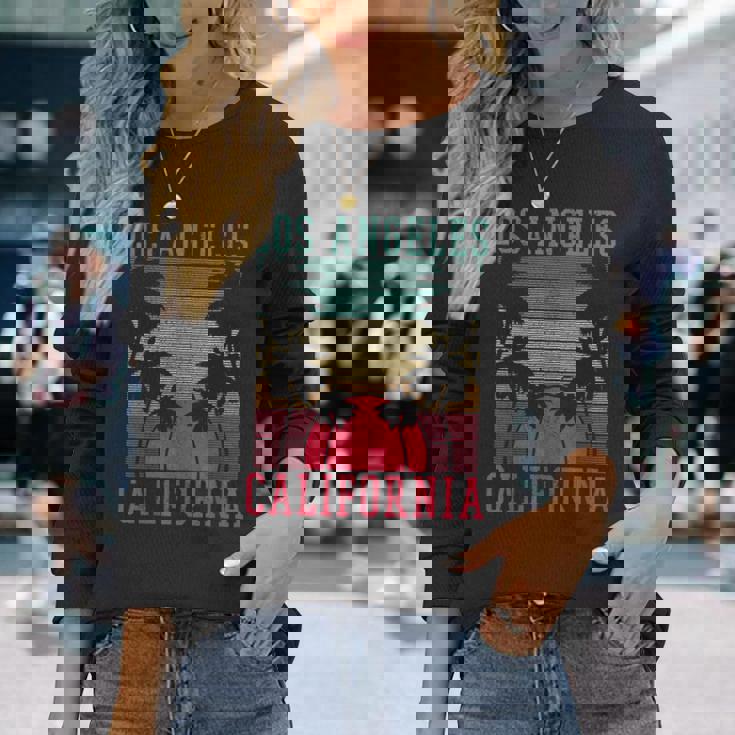 ロサンゼルス La カリフォルニア アメリカ ヴィンテージ Usa お土産 長袖Tシャツ 彼女への贈り物