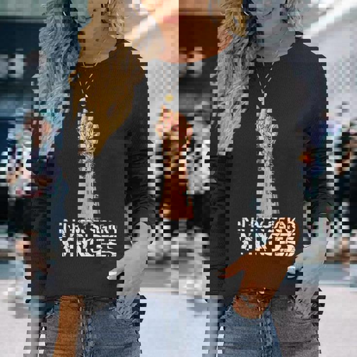 ロザリオ 祝福された母 カトリック教徒を祈る 長袖Tシャツ 彼女への贈り物