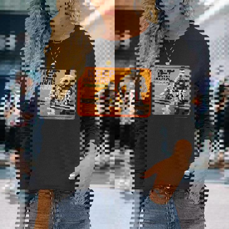 ロッキーキープ・ムービング・フォード・アポロ・ファイト 長袖Tシャツ 彼女への贈り物