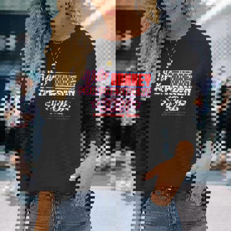 ロムニー大統領 2024 長袖Tシャツ 彼女への贈り物