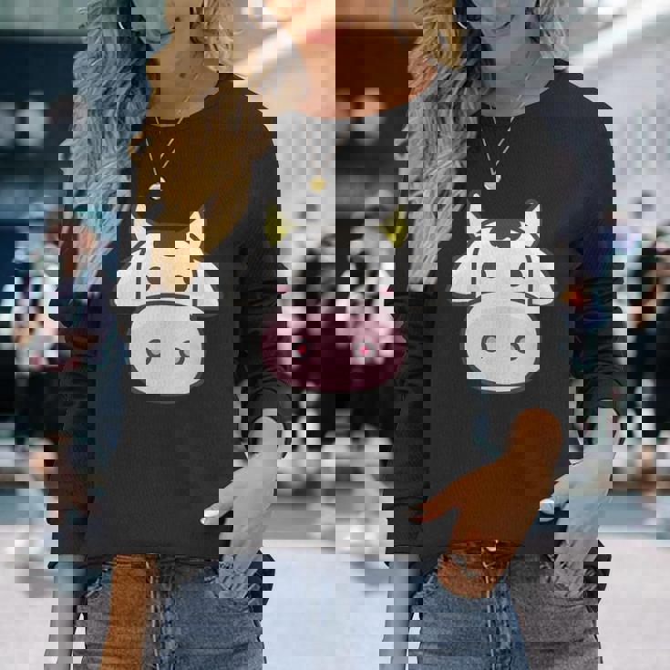 ヴァカスカワイイ牛 レガーロ 長袖Tシャツ 彼女への贈り物