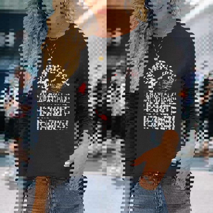 ヴィンテージ 1980年代ホラー映画 クリスタルレイクゴア Wスラッシャーフィルム 長袖Tシャツ 彼女への贈り物