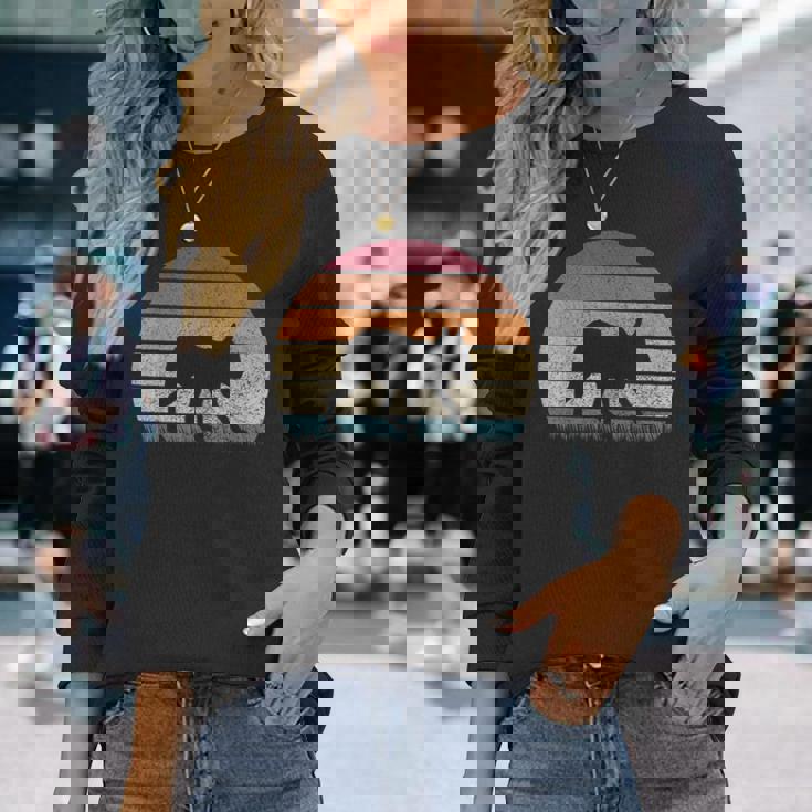 ヴィンテージ レトロ サンセット パタゴニア マーラ 恋人 アンティーク調 長袖Tシャツ 彼女への贈り物