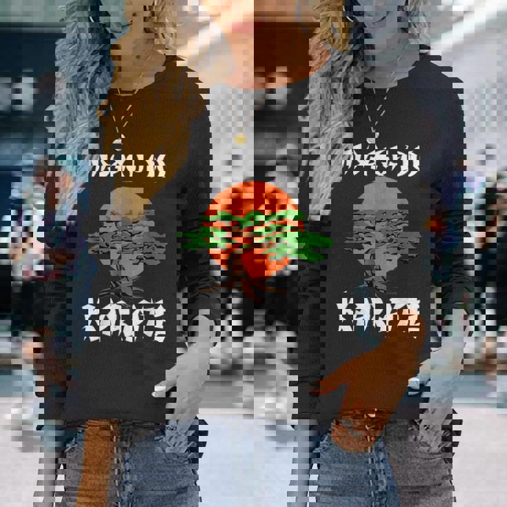 ヴィンテージ 宮城堂 空手 クール 盆栽 ギフト ユース 長袖Tシャツ 彼女への贈り物