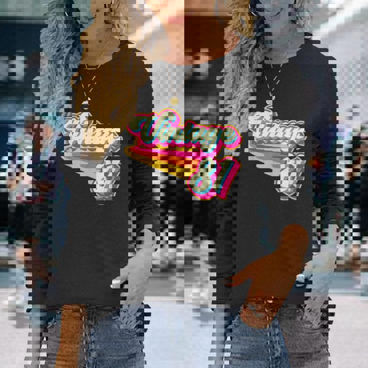 ヴィンテージ1981バブルガム 長袖Tシャツ 彼女への贈り物