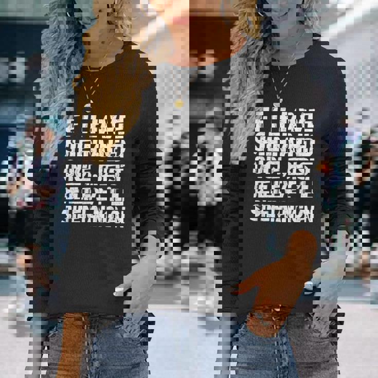 ヴィンテージ聖パティの日シェナン かつて面白いシェナニガンギフト 長袖Tシャツ 彼女への贈り物