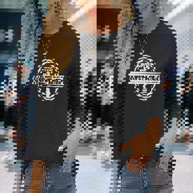 世界最高のアンダーテイカー 長袖Tシャツ 彼女への贈り物