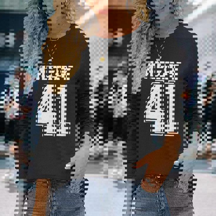 交響曲 作曲家 モーツァルト 41 交響曲 長袖Tシャツ 彼女への贈り物