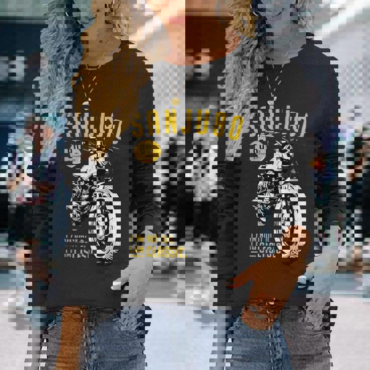 傘寿祝い 車好き 父 男性 おしゃれ クラシックカー 80歳 I'm Not Old I'm Classic 長袖Tシャツ 彼女への贈り物