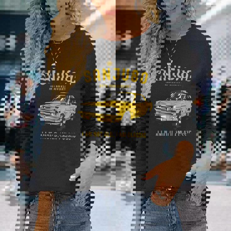 傘寿祝い 車好き 父 男性 父の日 クラシックカー 80歳 I'm Not Old I'm Classic 長袖Tシャツ 彼女への贈り物