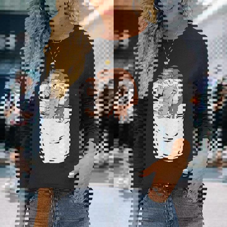 先史時代ファンへの面白いマムートシャツギフト。 長袖Tシャツ 彼女への贈り物