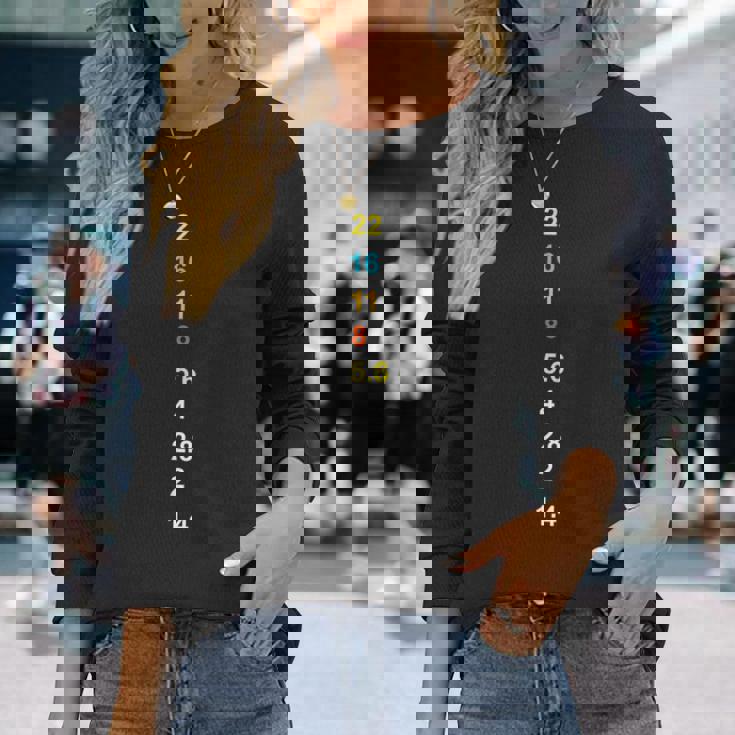 写真シャツ Love Camera Aperture フォトグラファーギフト 長袖Tシャツ 彼女への贈り物