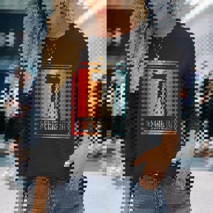 写真家 カメラ 写真撮影 デジタルカメラ 長袖Tシャツ 彼女への贈り物