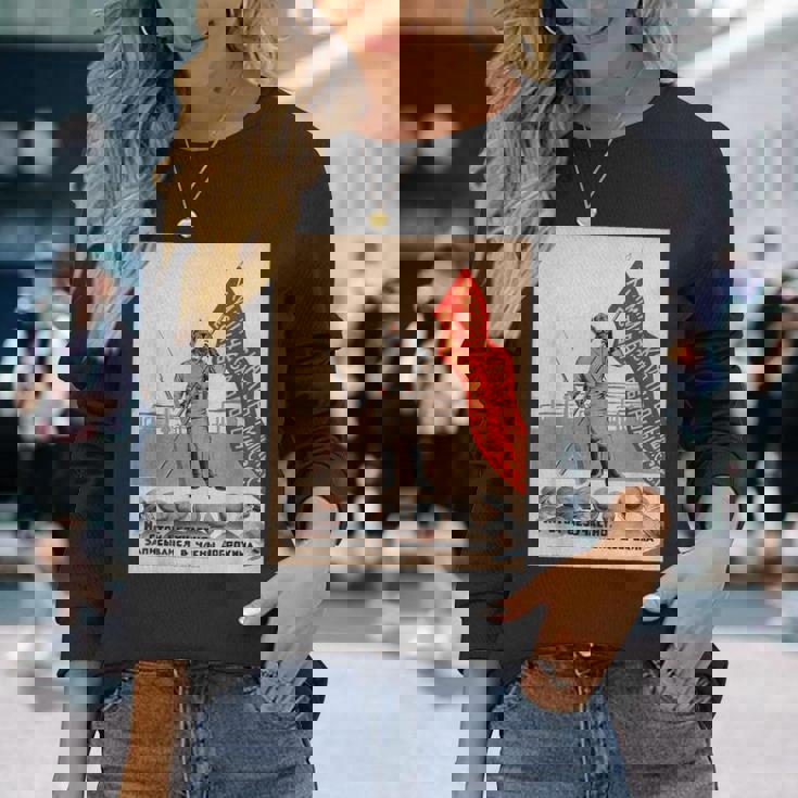 化学工業sovi8ヴィンテージプロパガンダ。 長袖Tシャツ 彼女への贈り物