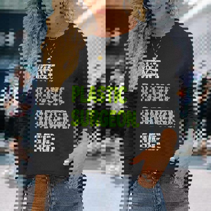 史上最高の形成外科医 長袖Tシャツ 彼女への贈り物