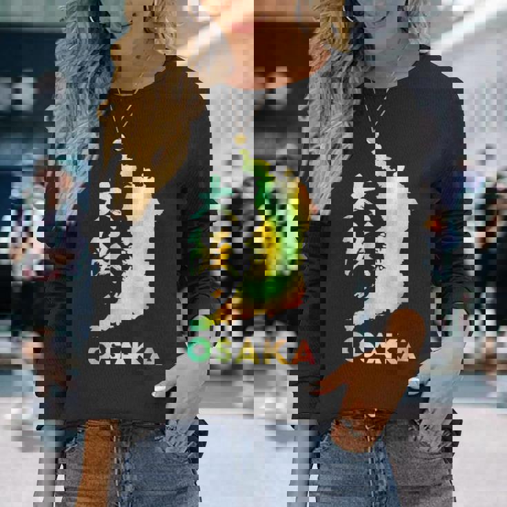 大阪 面白tシャツ 大阪府 面白いtシャツ 文字入り メンズ おもしろ 面白い 服 オリジナル おもしろグッズ ネタ 長袖Tシャツ 彼女への贈り物