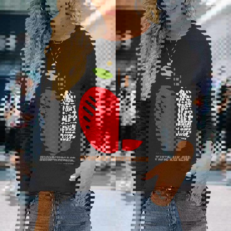 定年退職 教師人生 私は来た 教えられた 愛された 可笑しな定年退職 長袖Tシャツ 彼女への贈り物