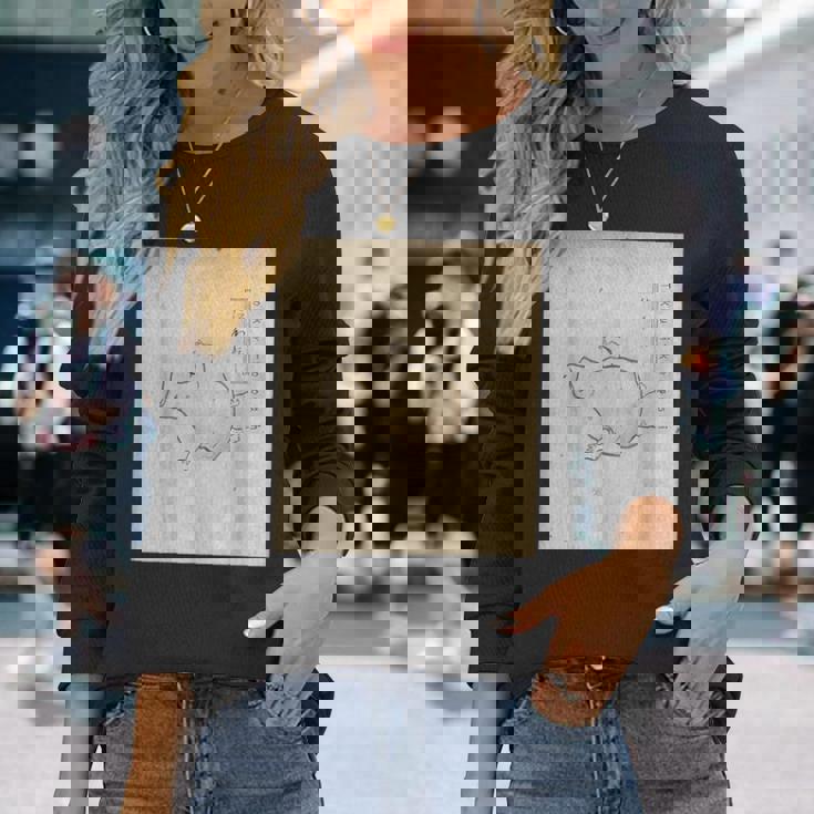 徳利転がし【日本の妖怪シリーズ】 長袖Tシャツ 彼女への贈り物