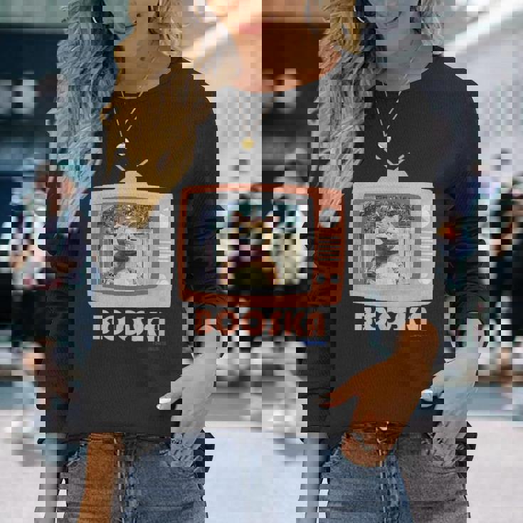 快獣ブースカシリーズ Tvレトロ03 長袖Tシャツ 彼女への贈り物