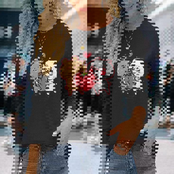 愛しすぎて大好きすぎる。いちご２ 長袖Tシャツ 彼女への贈り物