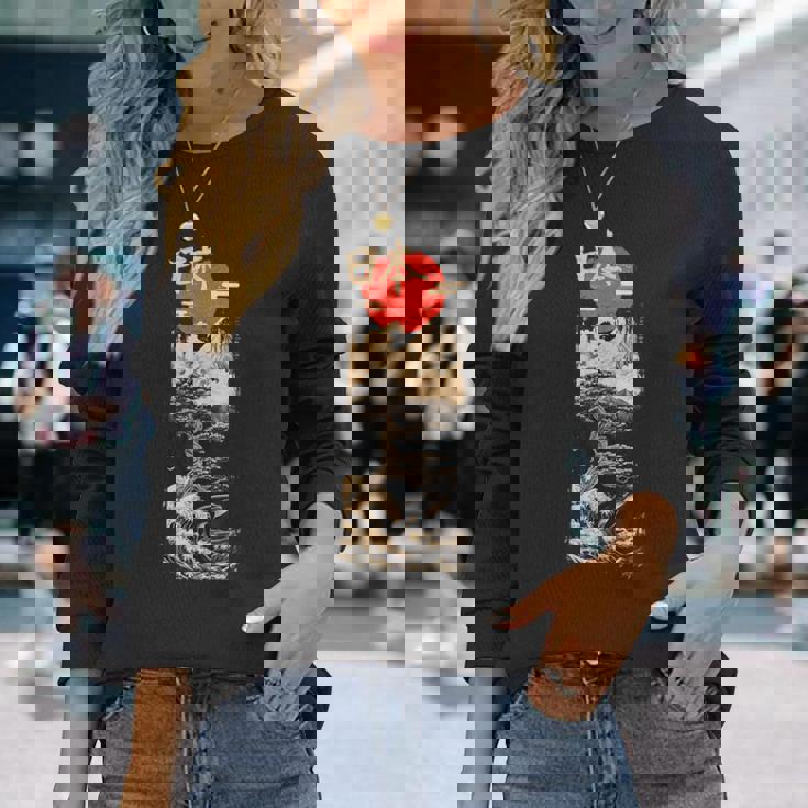 日本レトロヴェイパーウェイブ In Japan Grunge 90年代美学 長袖Tシャツ 彼女への贈り物