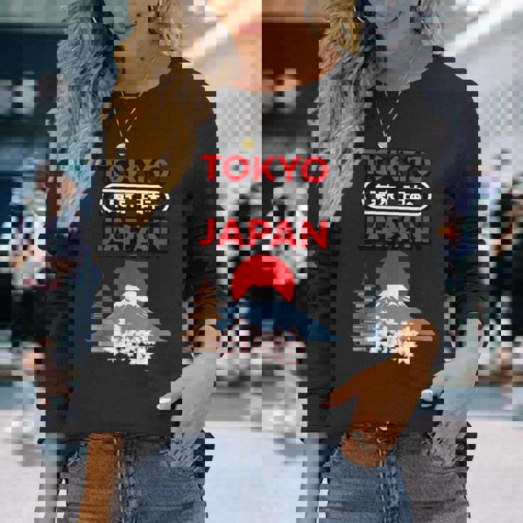 日本製 桜山 東京 日本 お土産 贈り物 ギフト 長袖Tシャツ 彼女への贈り物