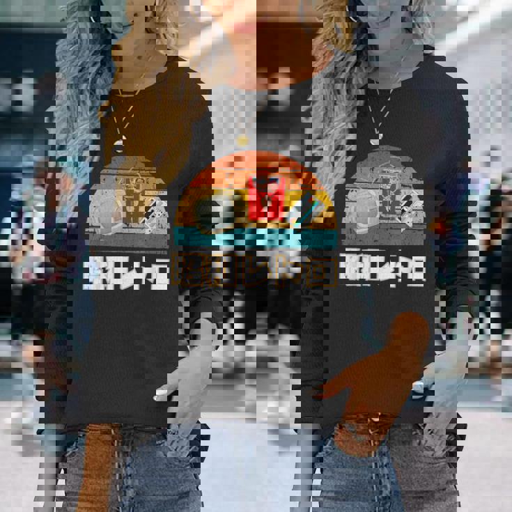 昭和レトロ Showa Era Retro Nostalgic 長袖Tシャツ 彼女への贈り物