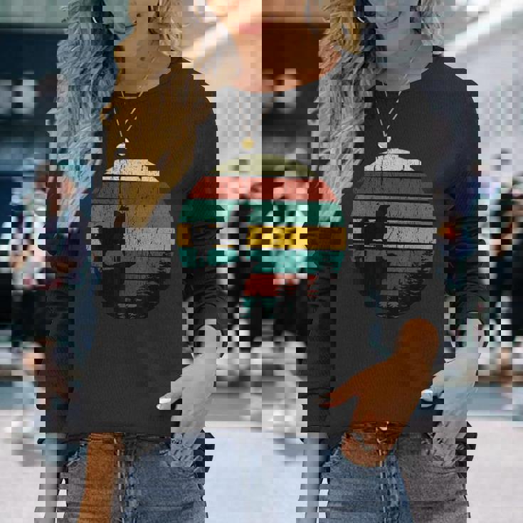 柴犬 グッズ 柴犬 犬ヴィンテージhiba Inu 柴犬 長袖Tシャツ 彼女への贈り物