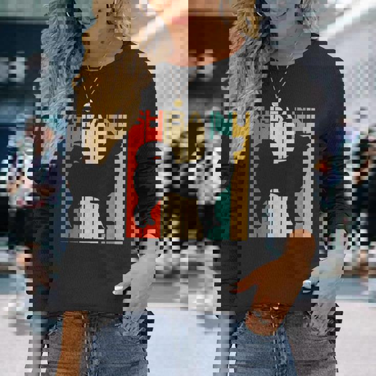 柴犬 犬 面白い 犬柴グッズ 長袖Tシャツ 彼女への贈り物